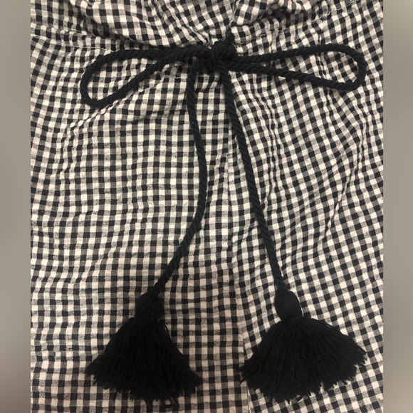 Milkmaid, Babydoll, Croquette, Honey Punch Jumper/romper Summer B/W checkered - Picture 5 of 6